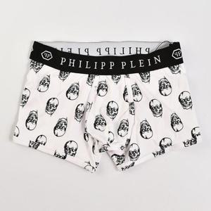 필립플레인 스컬 복서 브리프 화이트 MUY0282 PTE003N 0102