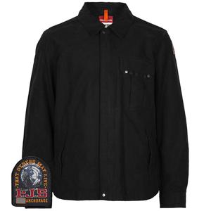 파라점퍼스 25FW 블랙 미우라 오버 셔츠 자켓 MIURA PMOSFD01 0541