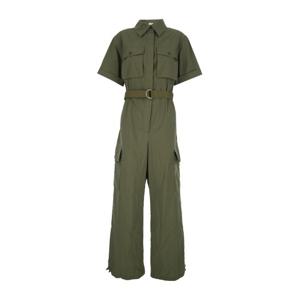 패로슈 숏 슬리브 벨티드 웨이스트 점프수트 D790744 NINJA2600