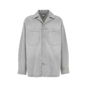 25SS 보테가베네타 LIGHT GREY WASHED 데님 셔츠 802371V4LP01493 TP565453026