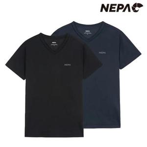 네파 7LG5362 공용팩 브이넥 티셔츠2PACK