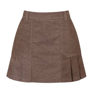 [힐크릭]여성골프웨어 겨울치마 사이드플리츠 큐롯 1HCCUWU774KB