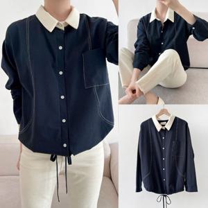 나야홍 / 위쉬몰 BS 스티치라인스트링남방(V578H601) 빅사이즈