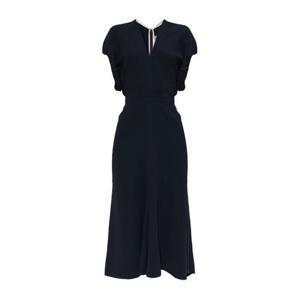 빅토리아베컴 브이넥 반팔 미디 원피스 1126WDR006381A 550