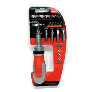 퀸즈 라쳇주먹드라이버_5P 십자 일자 수공구