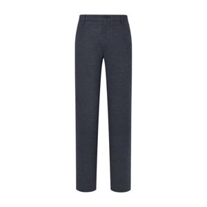 [헤지스]헤지스 네이비 멜란지 면혼방 밴딩팬츠 WHPA4D401N2