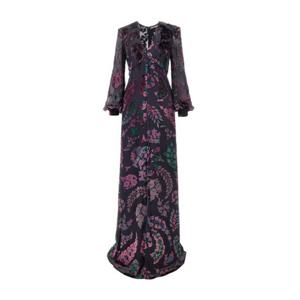 에트로 플로럴 브이넥 맥시 원피스 WRHA0439 99SADG2 X0888