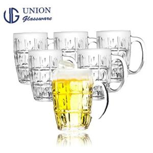 유니온글라스 맥주컵 유리컵 6P세트410ml(UG-316)