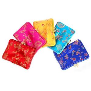 [박씨상방] (5종)양단사각 미니지갑 세트-비비드