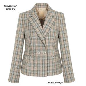 [미니멈]MD 체크 클래식 자켓 MD MXBAWJ3280_CJ