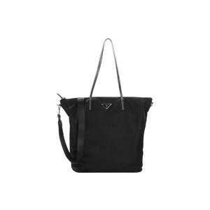 프라다 포코노 나일론 트라이앵글 로고 토트백 블랙 1BG189-ZOT-F0002