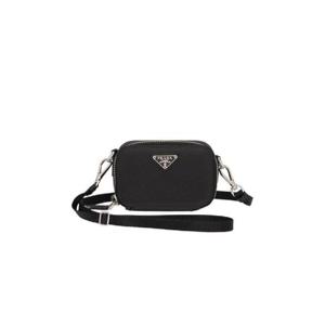 프라다 사피아노 레더 미니 파우치 블랙 2TT105-2AHF-F0002