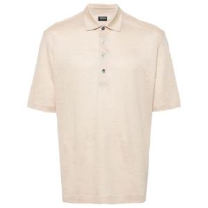 25 FW Zegna 반소매 리넨 폴로 셔츠 UD349A7D770 TP436814796
