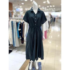 소고 세이브존01 허리 스트링 칼라넥 여름 원피스 AL2PA03
