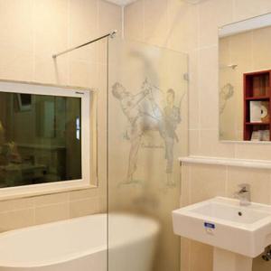 아트박스/꾸밈 ck832-태권도겨루기_유리문시트지