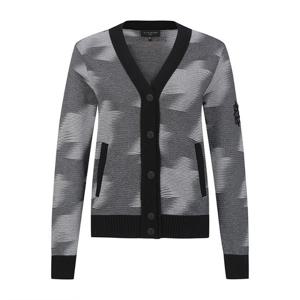 [세인트앤드류스]여성 하운드투스 패턴 니트 가디건 821D3SD202