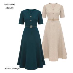 [미니멈]MD 심플 브이넥 원피스 MD MMZBGWO4930_CJ