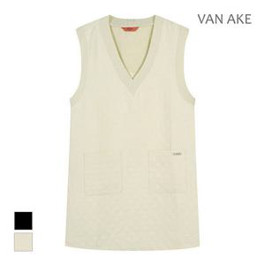 [반에이크][반에이크] 퀼티드 브이넥 민소매 원피스_VB3XOPMD91Z