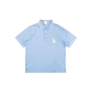 MLB 공용 베이직 오버핏 카라 반팔티 31TSQ2131-07S