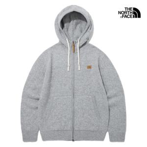 [노스페이스 (행사)]나바호 에어울 스웨터 후드 집업 NM5PP70A_GRY