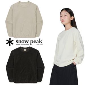 스노우피크 택가 89000 S24WWFHT71 코듀로이 여성 맨투맨