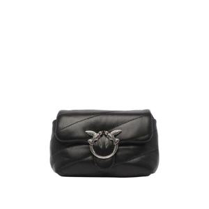 25FW Pinko 러브 베이비 푸퍼 레더 백 with chain 100040A0F2Z99O TP563600402