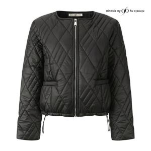 나인식스뉴욕  노카라 스트링 패딩 점퍼 (NPCJP003M0)