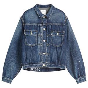 비즈빔 남성 Visvim SS 101X Damaged 1010 Denim Jacket Denim