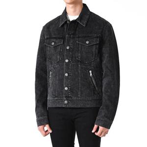 발망 지퍼 디테일 데님자켓 블랙 XH1TC150 DB67 0PC