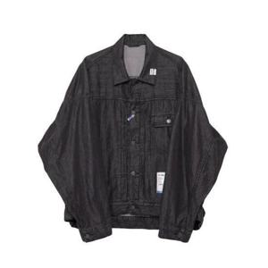 메종 미하라 야스히로 데님 자켓 I12BL001BLACK DOM