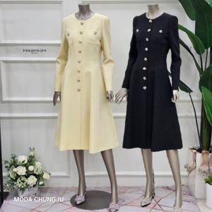 [미니멈]MD 라운드넥 플레어원피스 MD MZAGWO1980_CJ