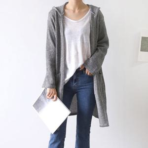 나야홍 / 빅사이즈 512 여리루즈핏후드가디건 DYYV415