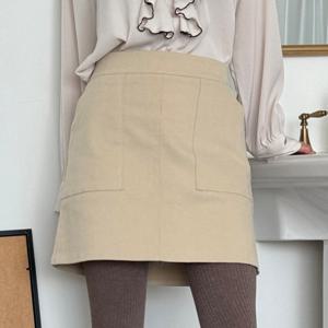 나야홍 / 아이우먼 심플에이면미니스커트 LTT618M601 빅사이즈