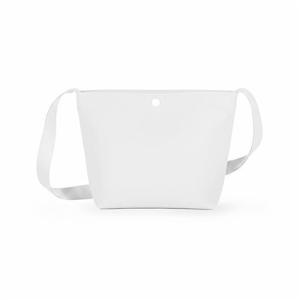 크로스백 무지 패브릭 미니 크로스 백(화이트)