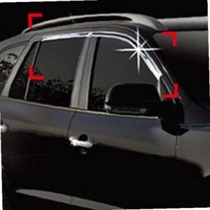 뉴싼타페 썬바이저 크롬 선바이저 윈도우 빗물받이 4P