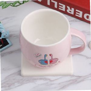 클린 규조토 컵받침(화이트) 물기흡수 코스터