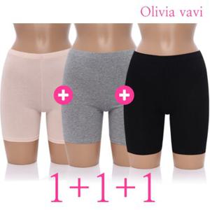 올리비아바비 여성 속바지 면 3부/5부 국산 겨울 기모 융 밍크 리오셀 텐셀 인견 학생 교복 3매 2매 세트