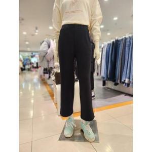 소이 주니어 세이브존01 겨울 여아 블랙 와이드 벨로아 본딩 바지 23w0254