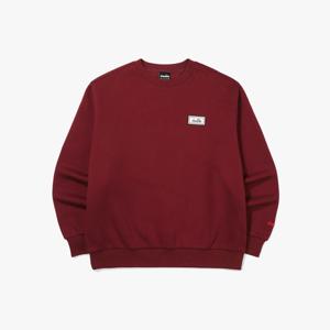 [디아도라] 컴피 기모 맨투맨 WINE