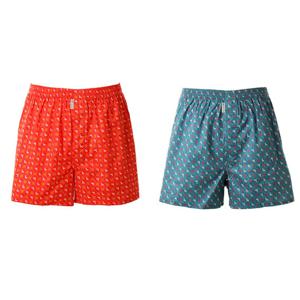 와코루 남성 면 루돌프나염 트렁크팬티 사각팬티 WMP5406