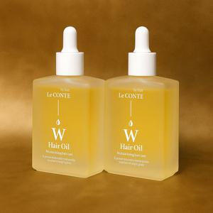 르꽁뜨 W 헤어오일 2개 컬 클리닉 단백질 프리미엄 아르간 세라마이드 수분 헤어에센스 50ml