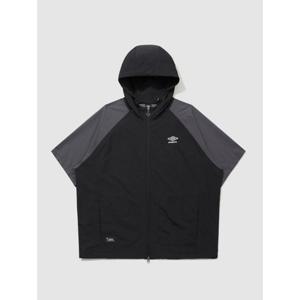 엄브로 썬샤워 반팔 후드 자켓 B1 UQ321CJK71 BLK PGN SCW