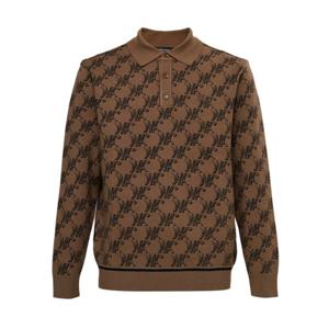 [와이드앵글]남성 CO 모노그램 패턴 폴로 스웨터 M WMU25K72E6