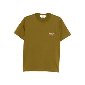 엠에스지엠 반팔 티셔츠 3941MDM540 257798 38 OLIVE GREEN