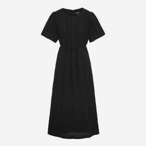 [써스데이아일랜드]시스루 깅엄체크 롱 원피스 T256MOP144W