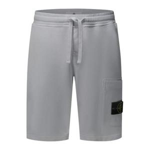 26 SS 스톤 아일랜드 컴파스 패치 드로스트링 쇼츠 화이트 K1S156200012S0051