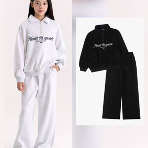 [더데이걸]융기모 카라 반집업 셋업 TGMS25T02