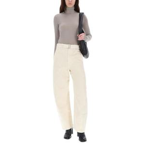 르메르 벨티드 트위스트 팬츠 PA326 LD1065WH027 WHITE