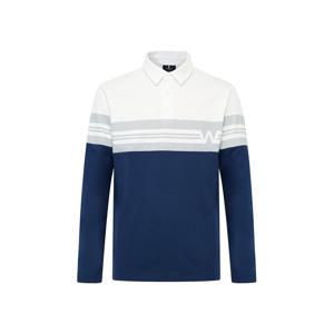 [와이드앵글] 남성 CO 어깨 배색 보더 폴로 티셔츠 WMU25271TB