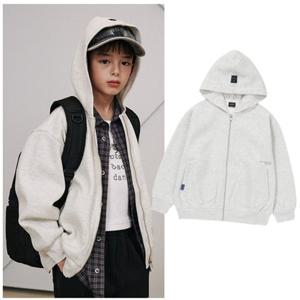 블루테일2 AAA1JP02LG 주니어 남아 여아 라이트그레이 와플 후드집업 점퍼 고학년